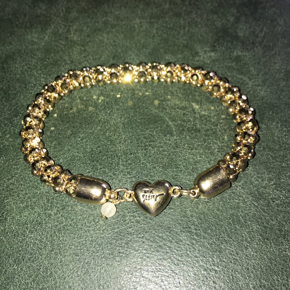 Gold mesh rope Betsey Johnson Bracelet